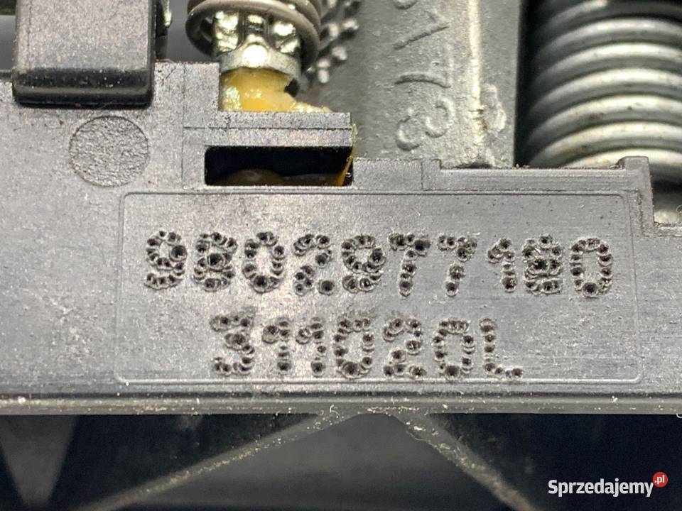 KLAMKA ZEWNĘTRZNA PRAWY PRZÓD PEUGEOT PARTNER IV osobowe podkarpackie sprzedam