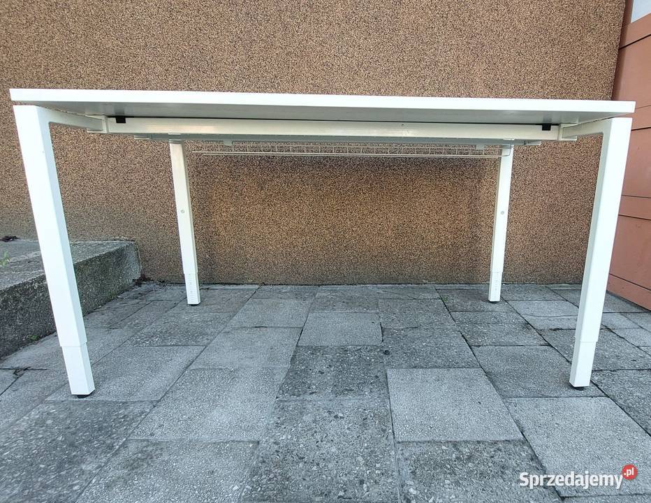 Białe proste biurko 140 Poznań