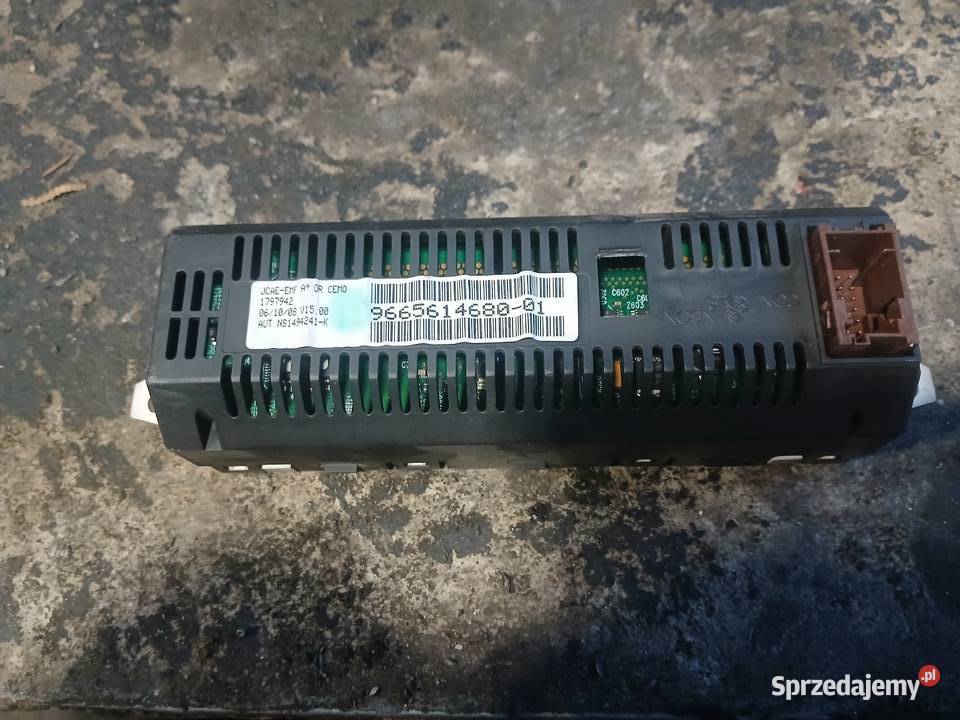 Wyświetlacz ekran Citroen Peugeot 966561468001 Radłów