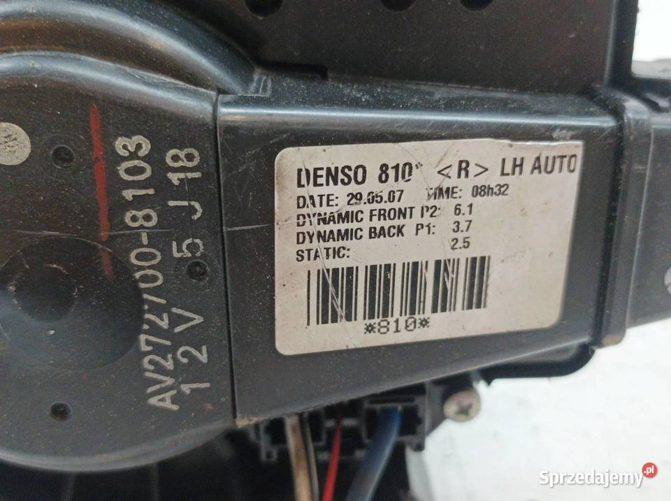 DMUCHAWA NAWIEWU REZYSTOR KPL 2727008103 Toyota