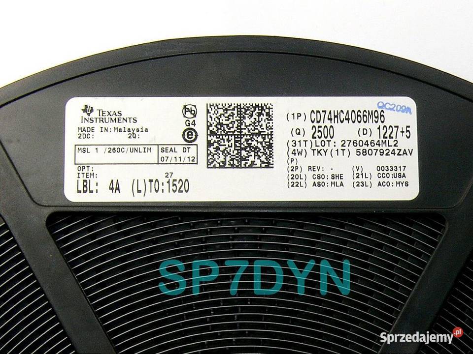 CD74HC4066 CD4066 HEF4066 4066 SMD SO14 Ozorków sprzedam