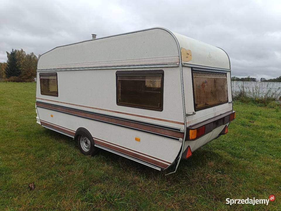 Przyczepa kempingowa Hobby na działkę Pabianice