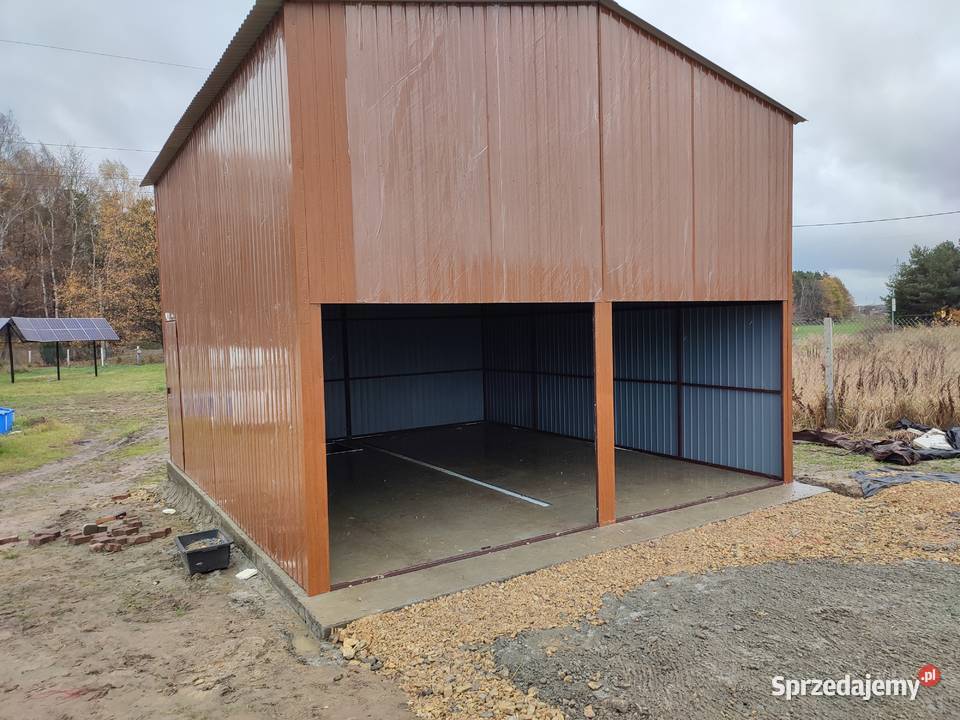 Garaż Blaszany 6x6m Dwuspadowy Złoty Dąb Sanok