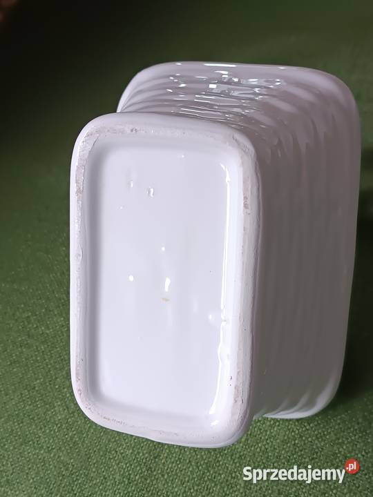 Koszyk biały porcelanowy małopolskie Gorlice