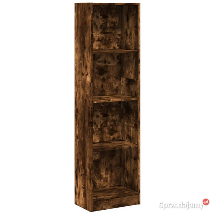 Regał przydymiony dąb 40x24x143 materiał Regały Warszawa