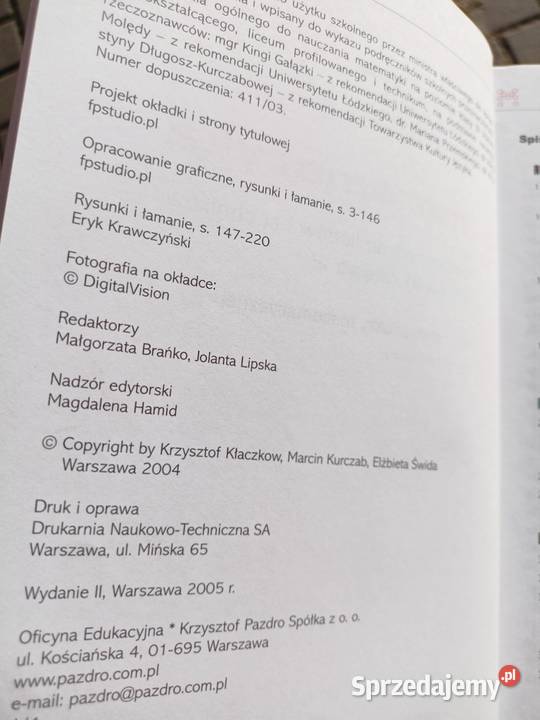 Matematyka Pazdro najtańsze podręczniki szkolne