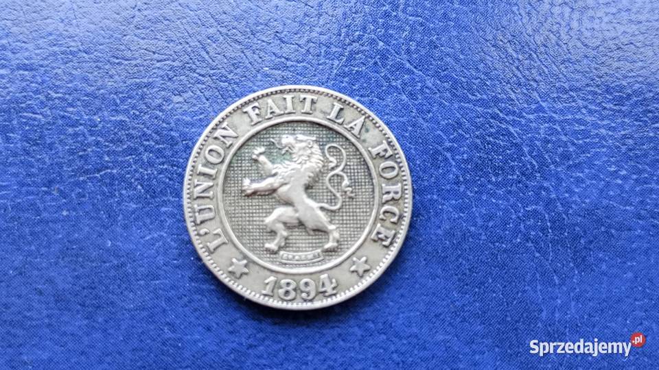 Stare monety 10 centimes 1894 Belgia 1