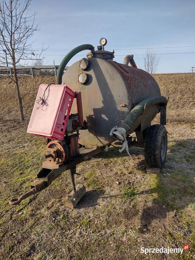 Beczkowóz wóz asenizacyjny Dowóz lubelskie Spławy Pierwsze