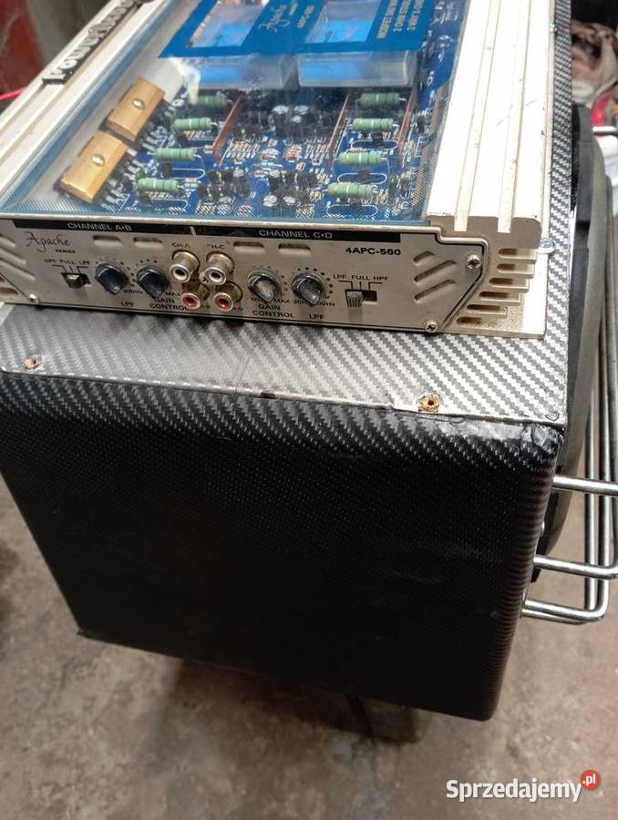 Skrzynia basowa subwoofer tuba że wzmacniaczem sprzedam
