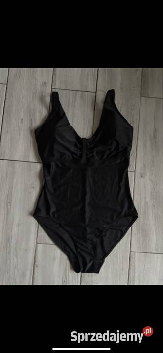 Czarny strój kąpielowy całkowity jednoczęściowy Rogoźno sprzedam