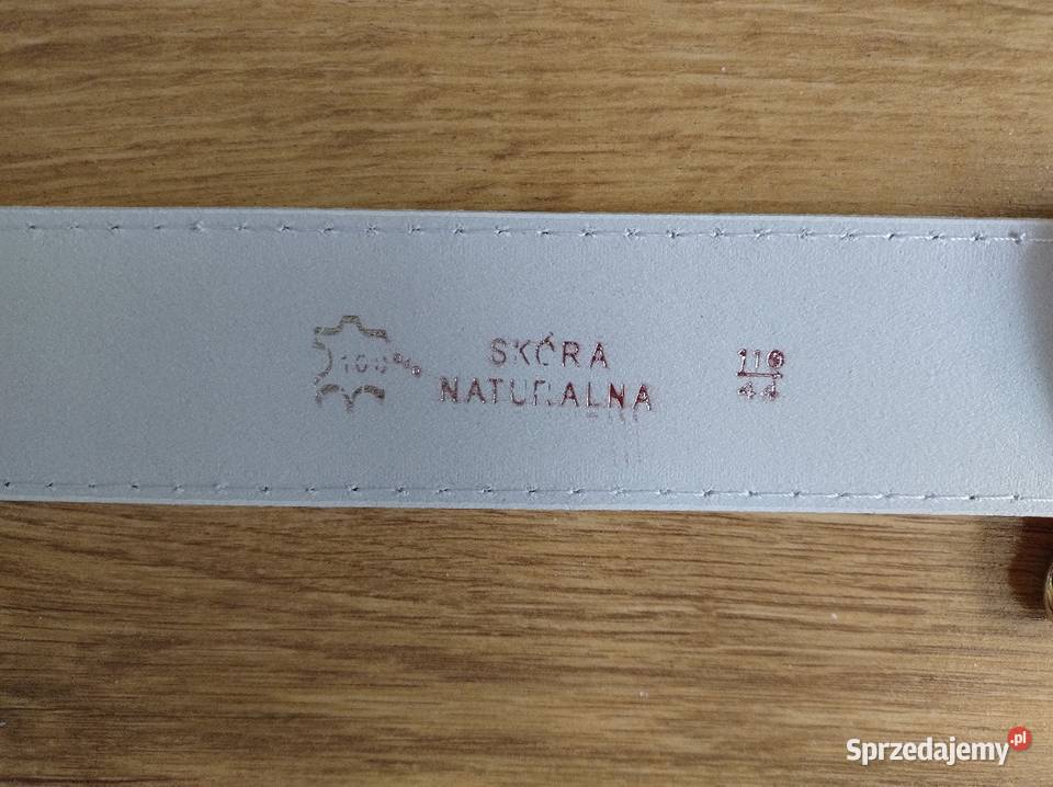 Pas oficerski biały Paski Żory