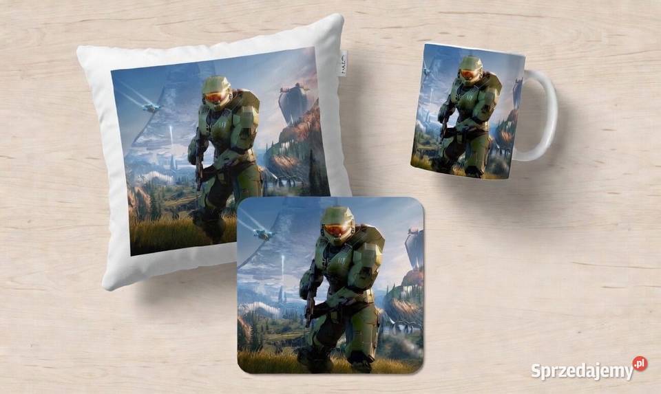 Halo gra prezent gracza geeka zestaw Poduszka sprzedam