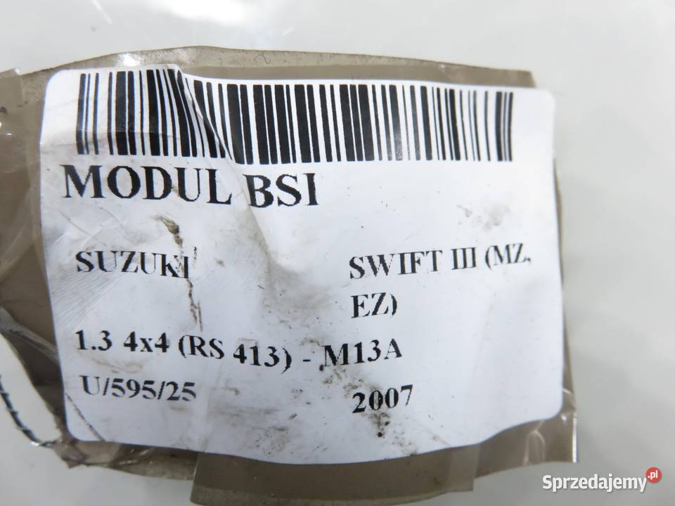BSI SUZUKI SWIFT III MZ EZ 13 4x4 RS 413 M13A Skrzynki bezpieczników