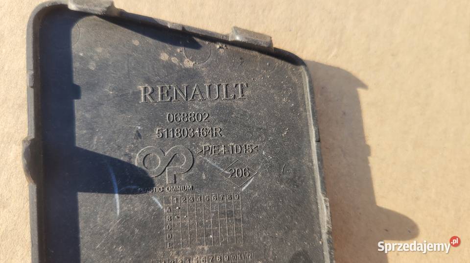 RENAULT MASTER III LIFT 20 ZAŚLEPKA HAKA ZDERZAK Ruda Śląska