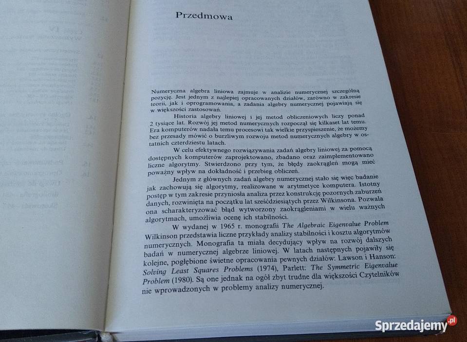 Numeryczna algebra liniowa wprowadzenie do pomorskie Gdańsk