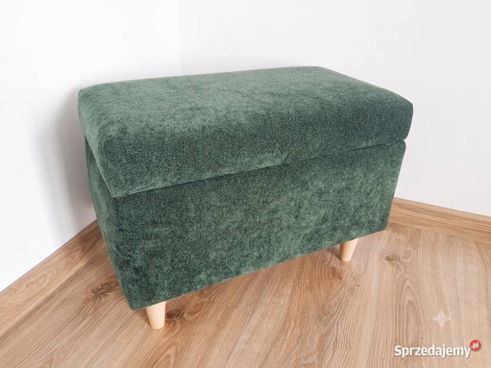 Pufa otwierana 60x30 podnóżek z pojemnikiem boho 30cm Stronie sprzedam