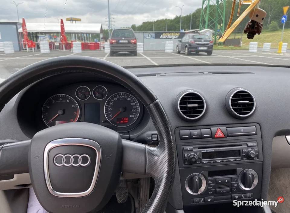 Audi a3 8p 2006 Czarne Bez wkładu własnego Zabrze