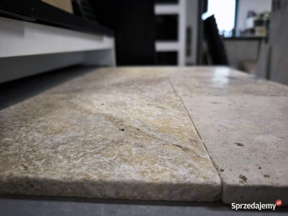 Płytki Trawertyn Scabos bębnowany 203x203x12 Płytki elewacyjne pomorskie Gdynia sprzedam