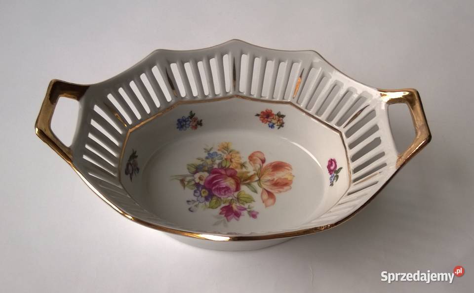 Porcelanowy Koszyk Niemcy GDR Porcelana mazowieckie Radom