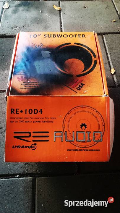 RE Audio 10D4 2000watts Ozorków