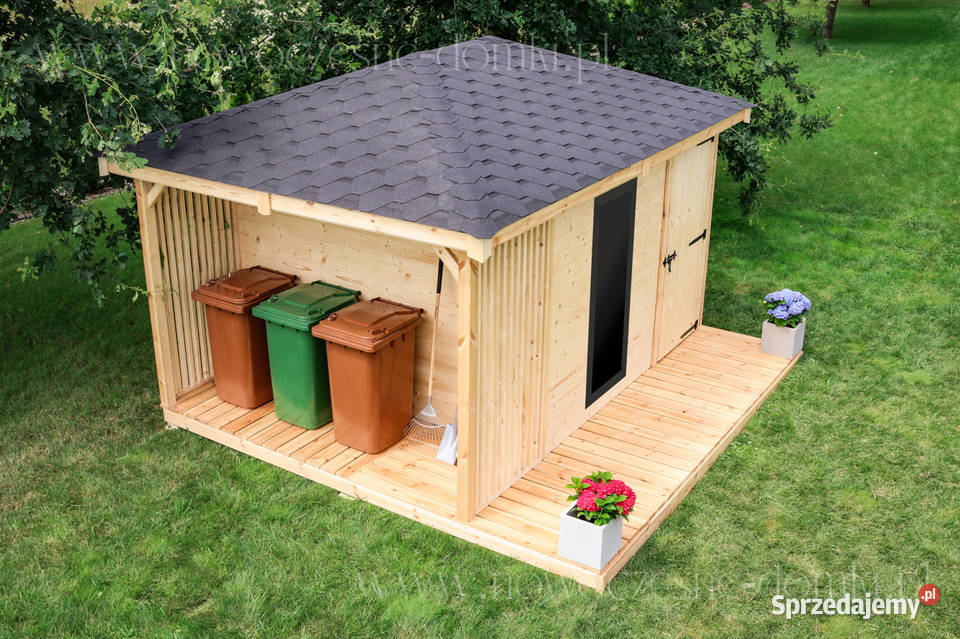 Drewniany domek ogrodowy Arezzo 1 wym 4x3m Elbląg sprzedam