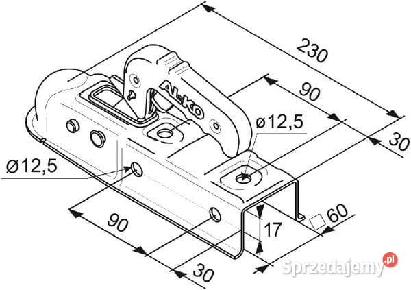 Zaczep kulowy AK7 1224743 małopolskie Kamionna sprzedam