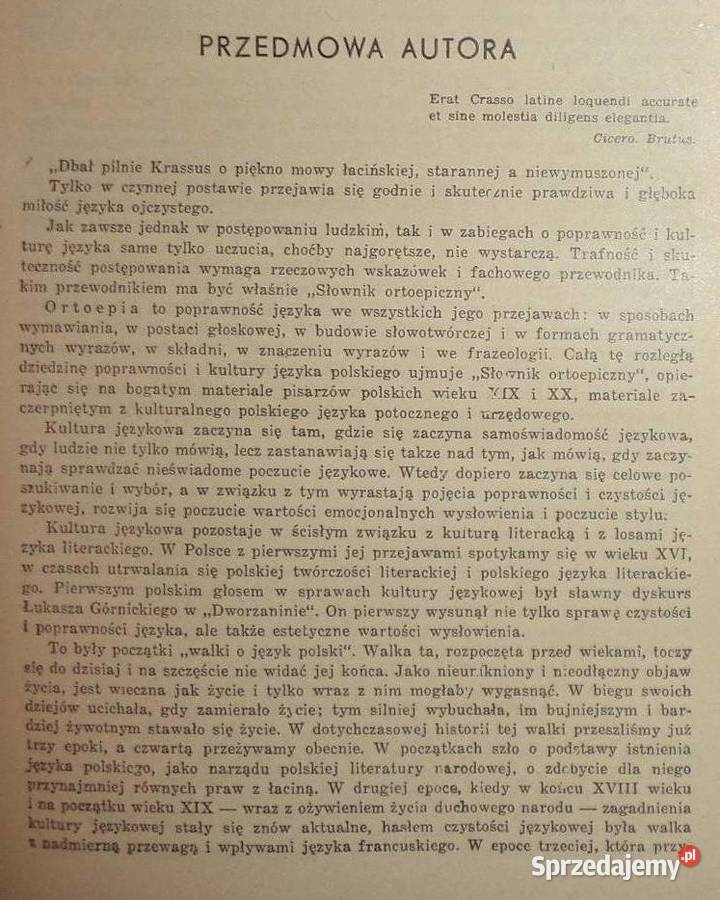 Stanisław Szober Słownik poprawnej polszczyzny podkarpackie Rzeszów