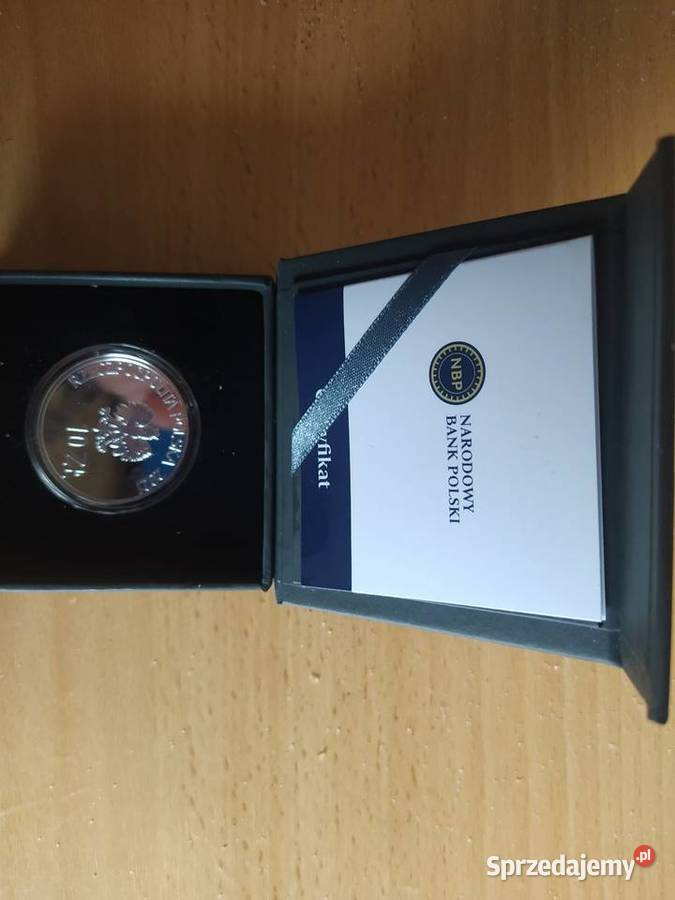 Srebrna moneta 10zl Łódź