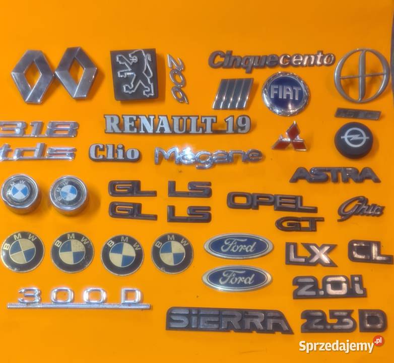 EMBLEMATY ZNACZKI BMW RENAULT OPEL FORD INNE Tomaszów Lubelski