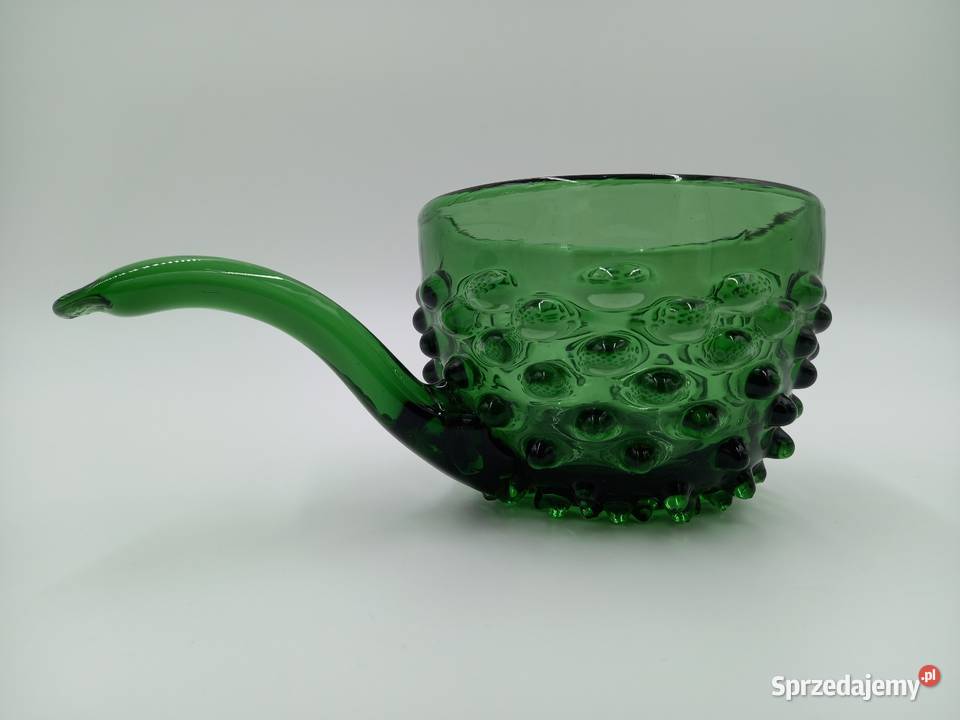 Murano patera szmaragdowe grube szkło Wrocław sprzedam