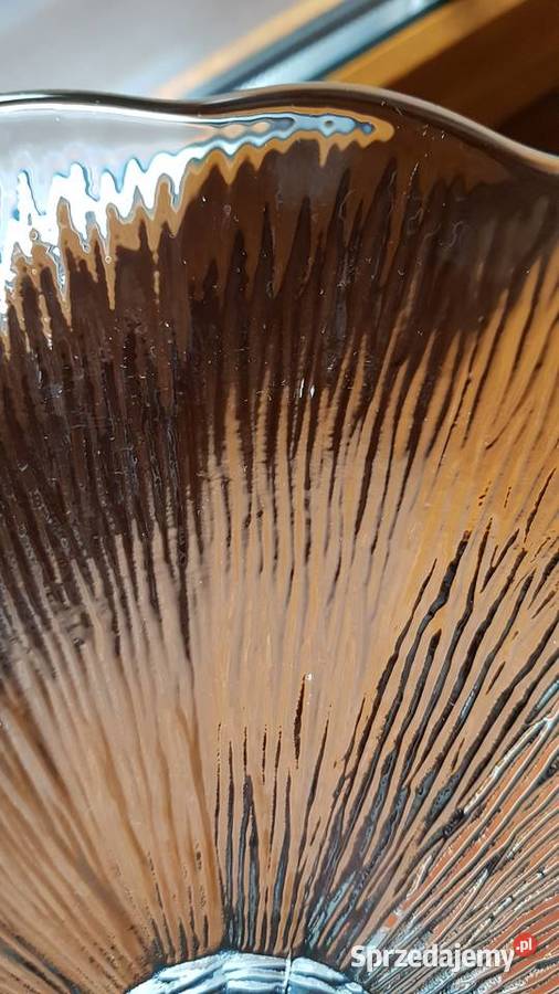 Tortownica Cora Ząbkowice szkło PRL Dąbrowa Górnicza