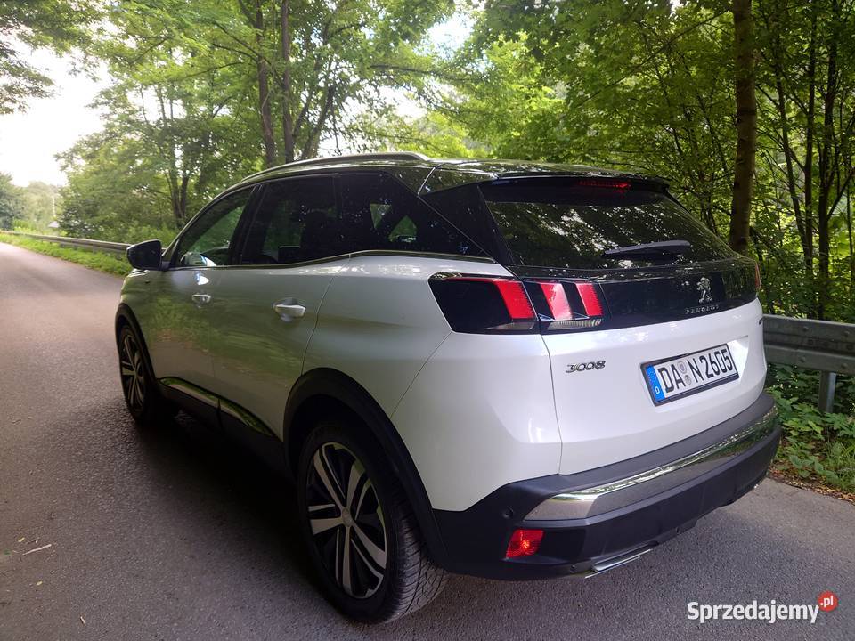 Peugeot 3008 20 BlueHDI 2016 Full biała perła Jasło