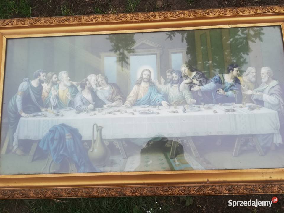 Obraz ostatnia wieczerza Dekoracje i ozdoby łódzkie Skierniewice sprzedam