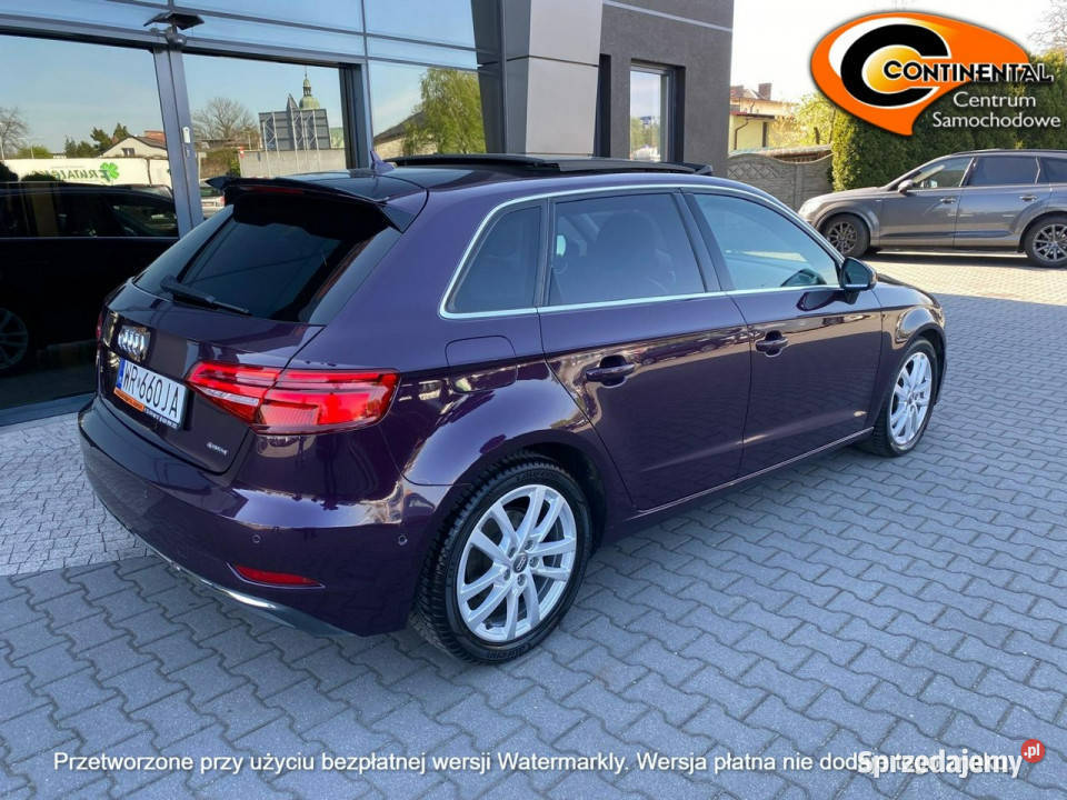 Audi A3 Sportback Pełne możliwe wyposażenie 8V czujnik martwego pola Żory