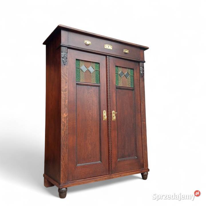 Stylowa Bieliźniarka Secesyjna z Witrażami Suchorzew