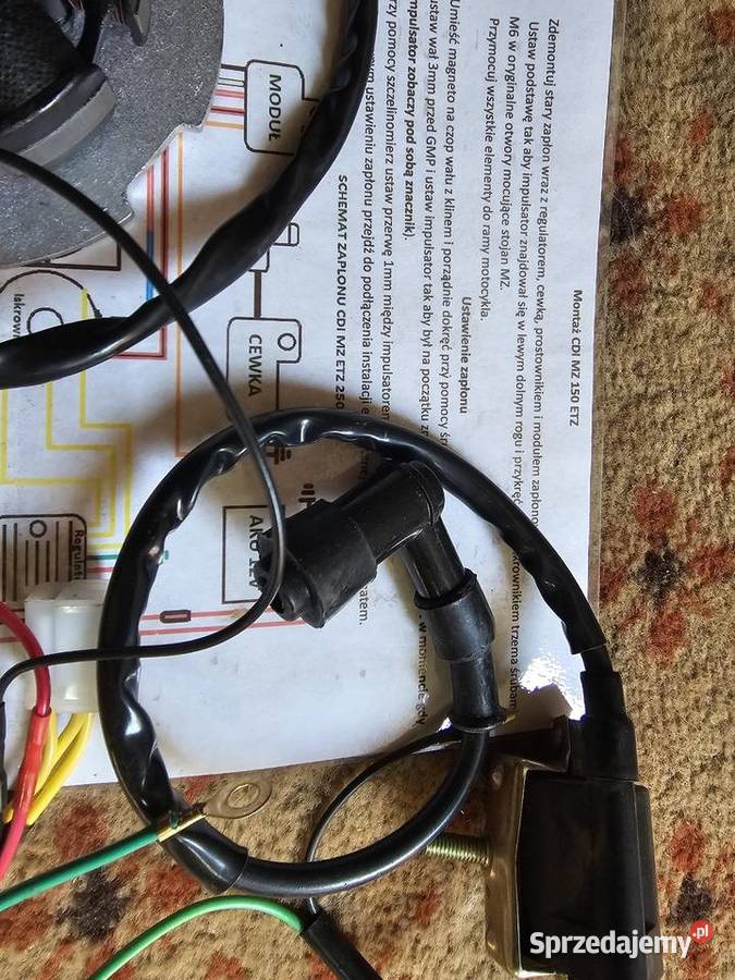 Zapłon cdi mz etz 150 250 Tłukomy sprzedam