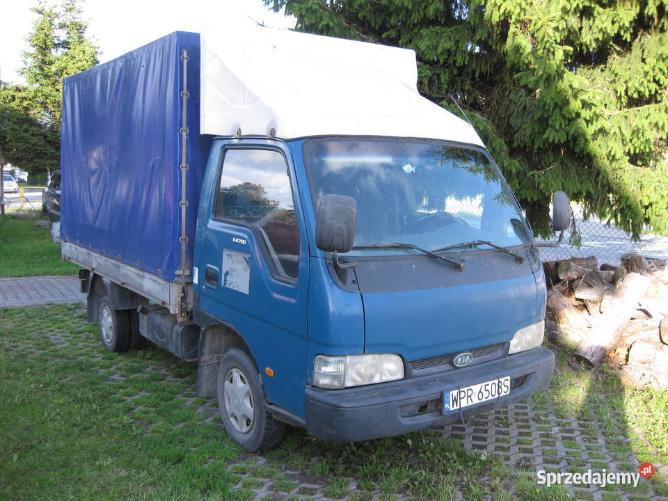 KIA K2700 SKRZNIA ALUMINIOWA Z PLANDEKĄ 27DIESEL 361565km pomorskie Nowy Dwór Gdański