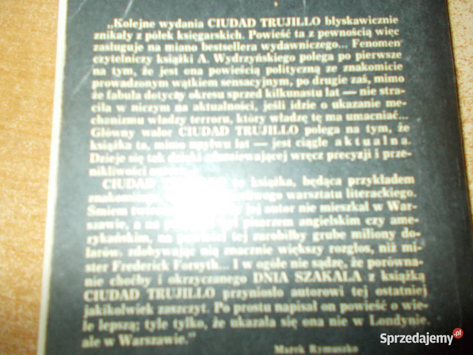 Andrzej Wydrzyński Ciudad Truillo Głubczyce sprzedam