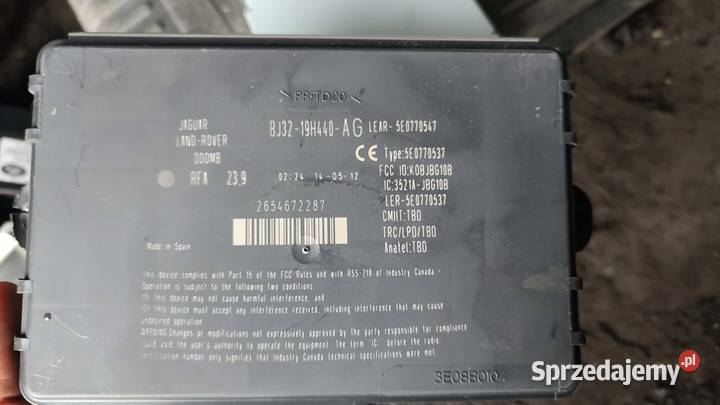 Moduł sterownik keyless bj3219h440ag Land Rover Książ Wielkopolski