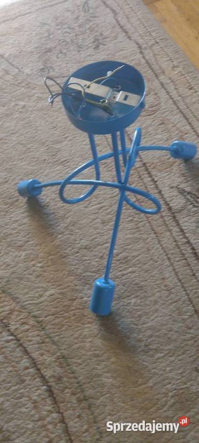 Lampa sufitowa niebieska Kraków