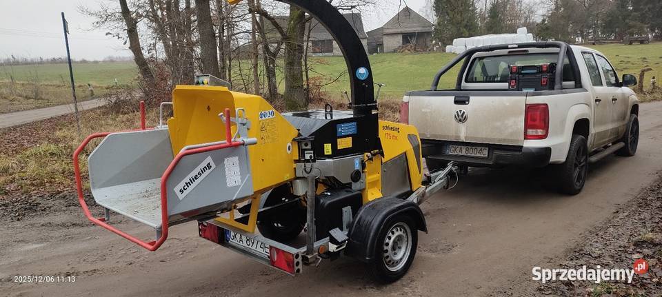 Wynajem rębak rozdrabniacz do gałęzi Mirachowo