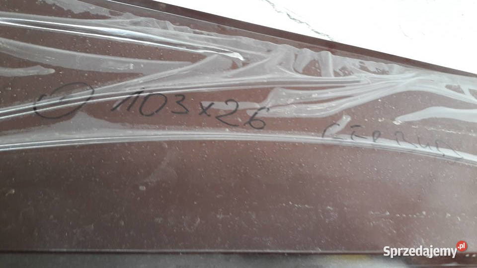 Parapet zewnętrzny metalowy brązowy opolskie Głuchołazy