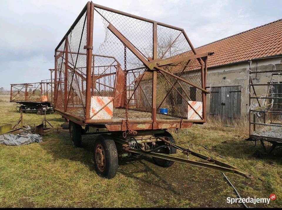 Przyczepa do bel przyczepa do traktora z kiprem Nowogard