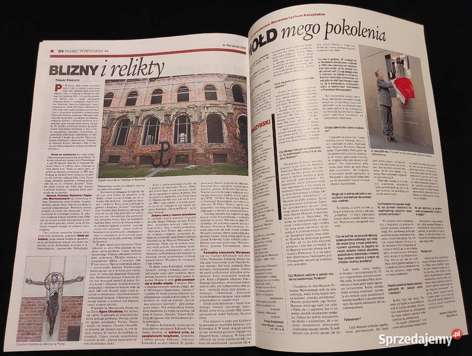 Pamięć Powstania 44 z przewodnikiem Muzeum Warszawa sprzedam