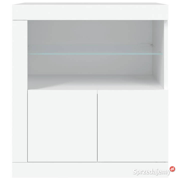 Szafka z oświetleniem LED biała 605x37x67 Warszawa