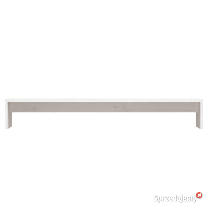 Podstawka na monitor biała 100x27x15 lite drewno Warszawa
