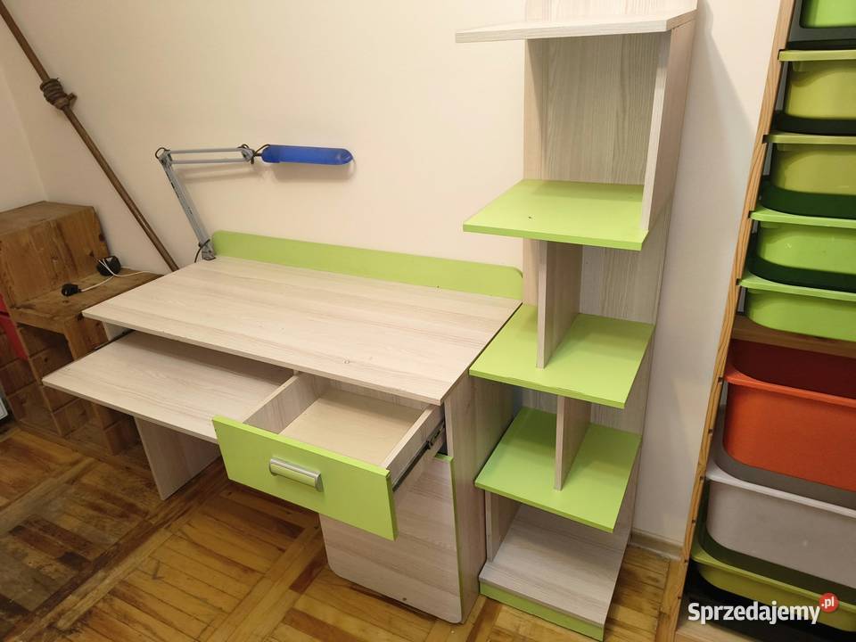 Biurko 120x76x55 i regał młodzieżowy Lorento Poznań
