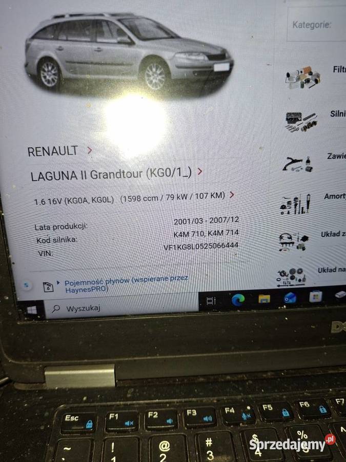 Silnik kompletny renault laguna 2 16 16v Włocławek