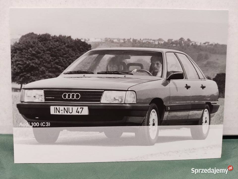 Pocztówka widokówka Audi 100 C3 quattro Głuchołazy sprzedam