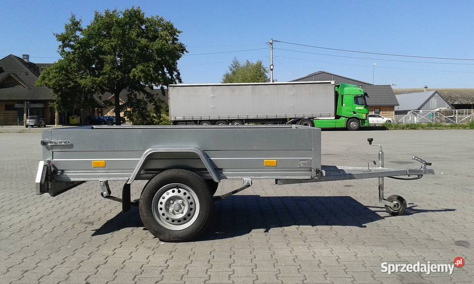 Przyczepa Rydwan 220x130 jednoosiowa resor nowa Wieluń
